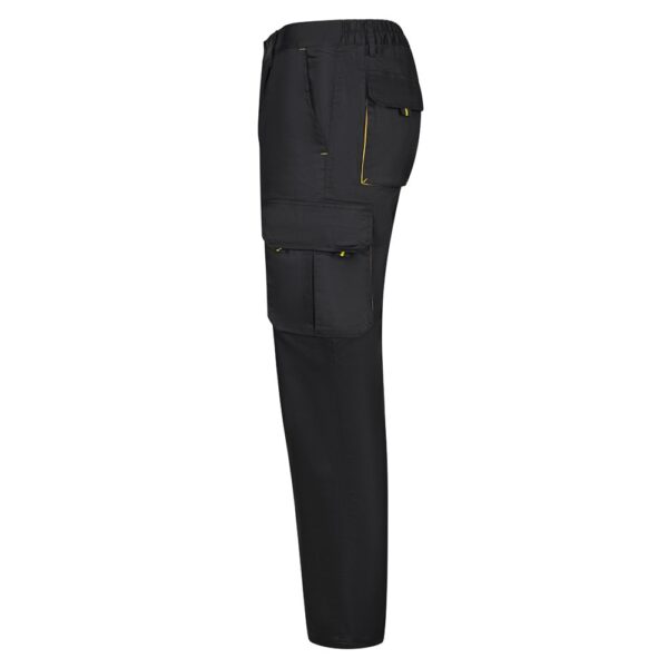 36004_203-c VL HYPNOS. Two-tone multi-pocket twill trousers (200g/m²), in cotton (35%) and polyester (65%)