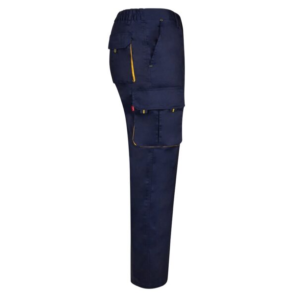36004_204-d VL HYPNOS. Two-tone multi-pocket twill trousers (200g/m²), in cotton (35%) and polyester (65%)