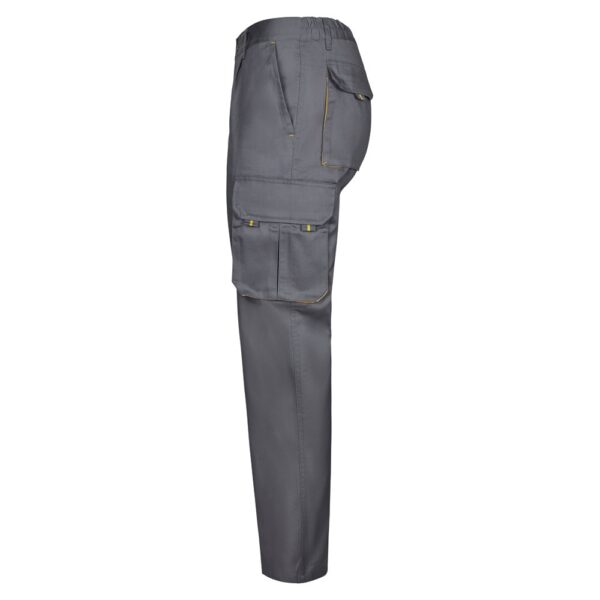 36004_207-c VL HYPNOS. Two-tone multi-pocket twill trousers (200g/m²), in cotton (35%) and polyester (65%)