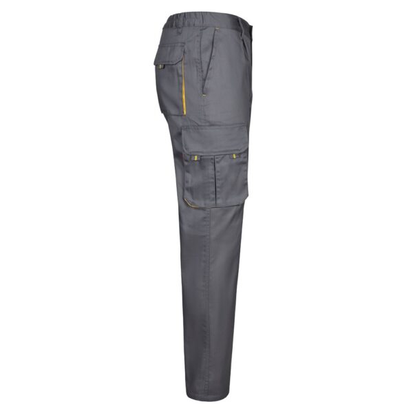 36004_207-d VL HYPNOS. Two-tone multi-pocket twill trousers (200g/m²), in cotton (35%) and polyester (65%)