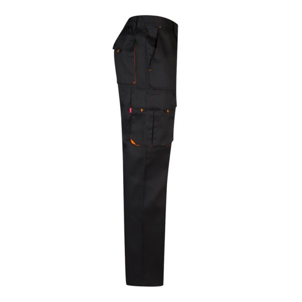 36004_213-d VL HYPNOS. Two-tone multi-pocket twill trousers (200g/m²), in cotton (35%) and polyester (65%)