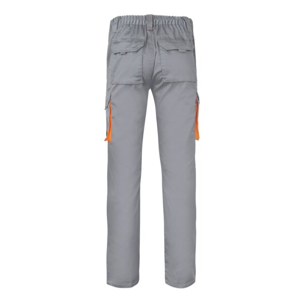 36004_217-b VL HYPNOS. Two-tone multi-pocket twill trousers (200g/m²), in cotton (35%) and polyester (65%)