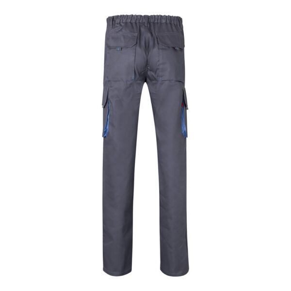 36004_227-b VL HYPNOS. Two-tone multi-pocket twill trousers (200g/m²), in cotton (35%) and polyester (65%)