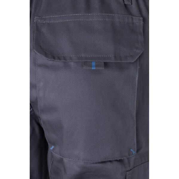 36004_227-f VL HYPNOS. Two-tone multi-pocket twill trousers (200g/m²), in cotton (35%) and polyester (65%)