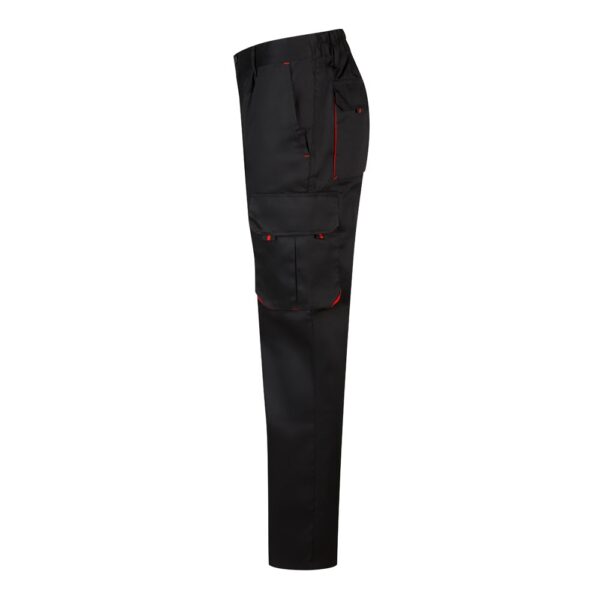 36004_233-c VL HYPNOS. Two-tone multi-pocket twill trousers (200g/m²), in cotton (35%) and polyester (65%)