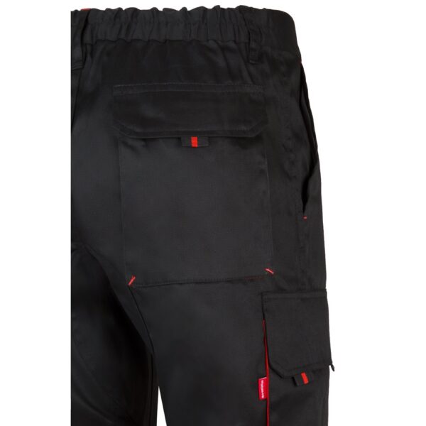 36004_233-f VL HYPNOS. Two-tone multi-pocket twill trousers (200g/m²), in cotton (35%) and polyester (65%)