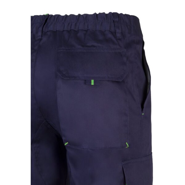 36004_234-f VL HYPNOS. Two-tone multi-pocket twill trousers (200g/m²), in cotton (35%) and polyester (65%)