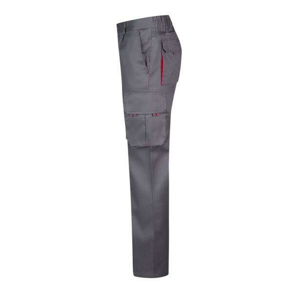36004_237-c VL HYPNOS. Two-tone multi-pocket twill trousers (200g/m²), in cotton (35%) and polyester (65%)