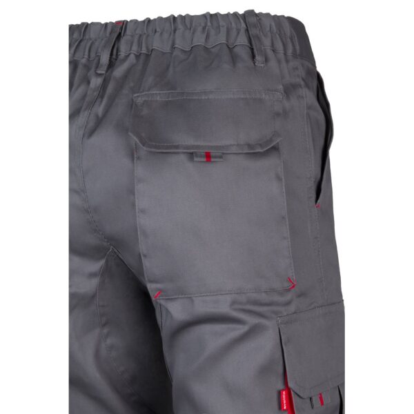 36004_237-f VL HYPNOS. Two-tone multi-pocket twill trousers (200g/m²), in cotton (35%) and polyester (65%)