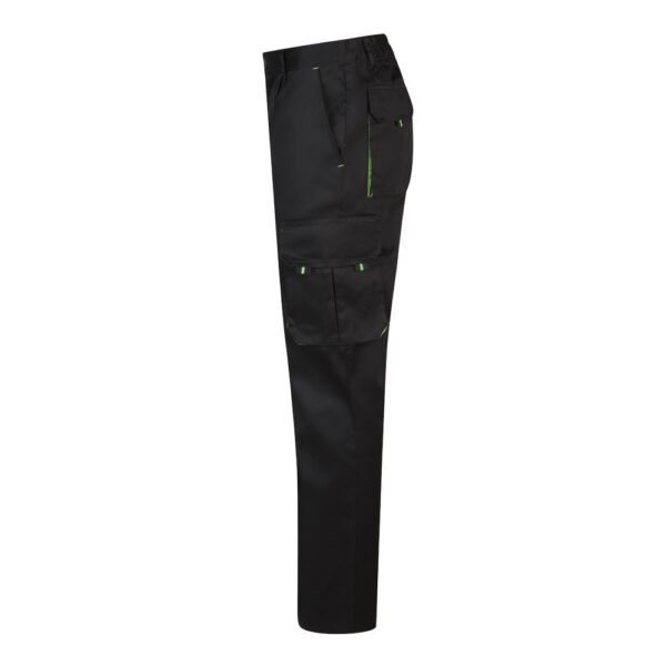 36004_243-c VL HYPNOS. Two-tone multi-pocket twill trousers (200g/m²), in cotton (35%) and polyester (65%)