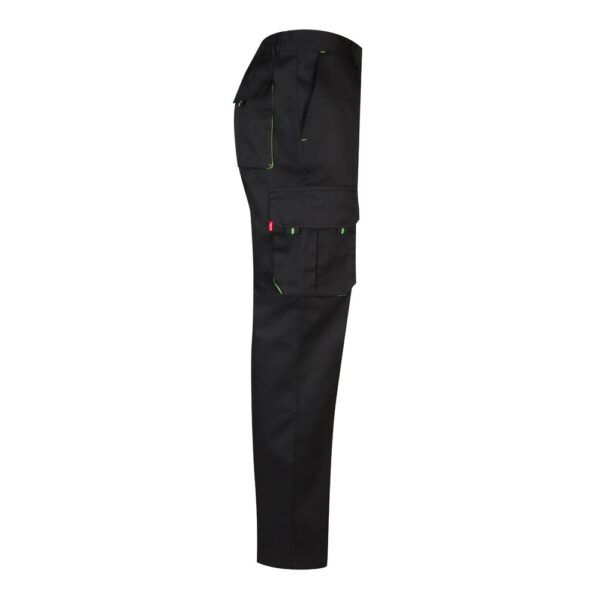 36004_243-d VL HYPNOS. Two-tone multi-pocket twill trousers (200g/m²), in cotton (35%) and polyester (65%)