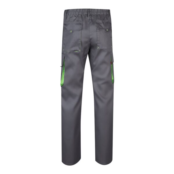 36004_247-b VL HYPNOS. Two-tone multi-pocket twill trousers (200g/m²), in cotton (35%) and polyester (65%)