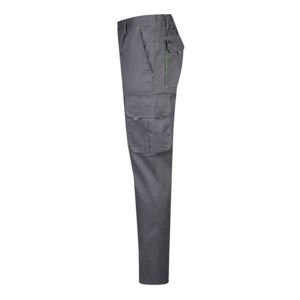 36004_247-c VL HYPNOS. Two-tone multi-pocket twill trousers (200g/m²), in cotton (35%) and polyester (65%)