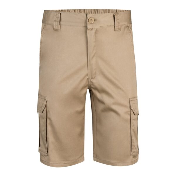 36017_150 VL HEBE. Multi-pocket stretch Bermuda shorts (240g/m²), in cotton (46%), EME (38%) and polyester (16%)