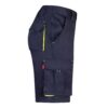 VL HEMERA. Two-tone, multi-pocket stretch Bermuda shorts (240g/m²), in cotton (46%), EME (38%) and polyester (16%)