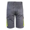 VL HEMERA. Two-tone, multi-pocket stretch Bermuda shorts (240g/m²), in cotton (46%), EME (38%) and polyester (16%)