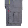 VL HEMERA. Two-tone, multi-pocket stretch Bermuda shorts (240g/m²), in cotton (46%), EME (38%) and polyester (16%)