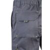 VL HEMERA. Two-tone, multi-pocket stretch Bermuda shorts (240g/m²), in cotton (46%), EME (38%) and polyester (16%)