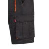 VL HEMERA. Two-tone, multi-pocket stretch Bermuda shorts (240g/m²), in cotton (46%), EME (38%) and polyester (16%)