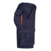 VL HEMERA. Two-tone, multi-pocket stretch Bermuda shorts (240g/m²), in cotton (46%), EME (38%) and polyester (16%)