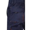 VL HEMERA. Two-tone, multi-pocket stretch Bermuda shorts (240g/m²), in cotton (46%), EME (38%) and polyester (16%)