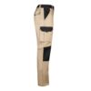VL NJORD. Two-tone multi-pocket twill trousers (240 g/m²), in cotton (35%) and polyester (65%)