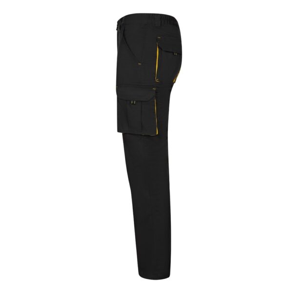 36031_203-c VL FIDES. Two-tone, multi-pocket stretch trousers (240g/m²), in cotton (46%), EME (38%) and polyester (16%)