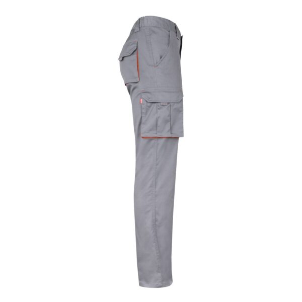 36031_217-d VL FIDES. Two-tone, multi-pocket stretch trousers (240g/m²), in cotton (46%), EME (38%) and polyester (16%)