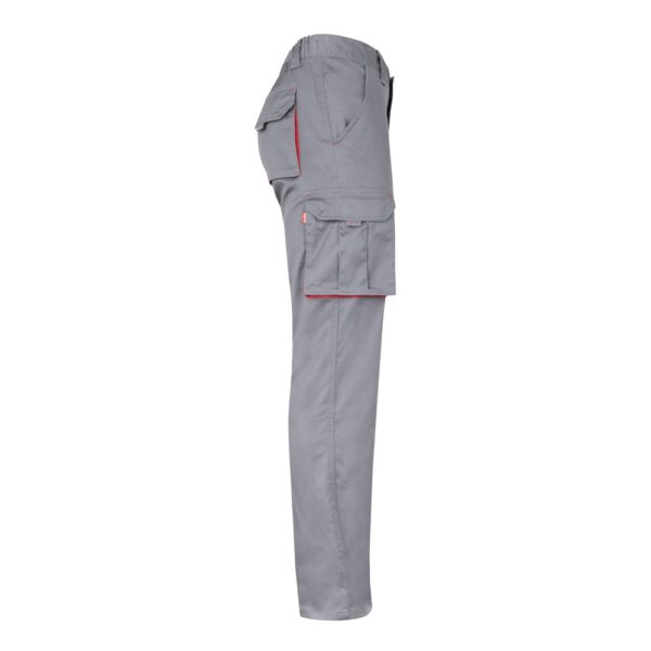 36031_237-d VL FIDES. Two-tone, multi-pocket stretch trousers (240g/m²), in cotton (46%), EME (38%) and polyester (16%)