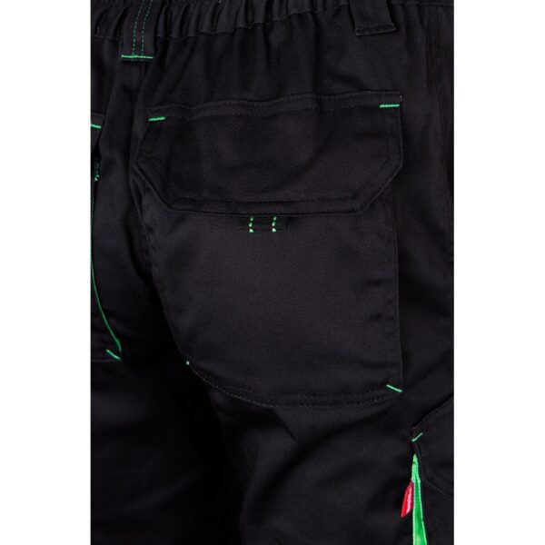 36031_243-f VL FIDES. Two-tone, multi-pocket stretch trousers (240g/m²), in cotton (46%), EME (38%) and polyester (16%)