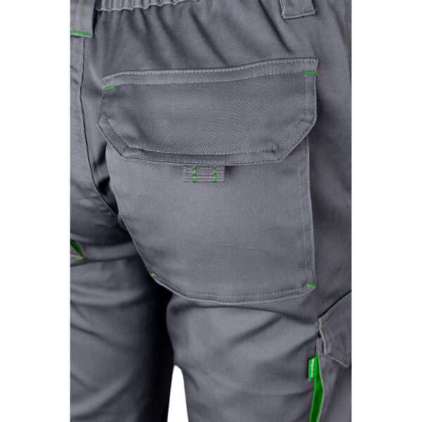 36031_247-f VL FIDES. Two-tone, multi-pocket stretch trousers (240g/m²), in cotton (46%), EME (38%) and polyester (16%)