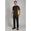 36034_amb VL SLAYER. Two-tone bird-eye technical t-shirt (160g/m²), in polyester (100%)