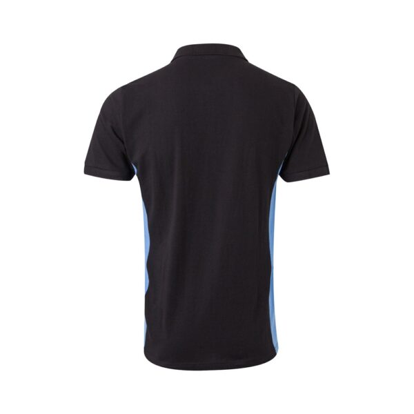 VL SUPAY. Two-tone piqué polo shirt (180g/m²), short sleeve, in cotton (60%) and polyester (40%)