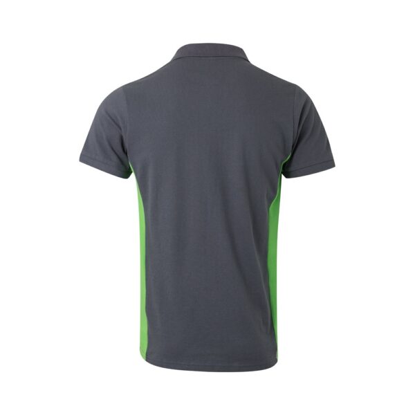 VL SUPAY. Two-tone piqué polo shirt (180g/m²), short sleeve, in cotton (60%) and polyester (40%)