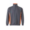 36044_217 VL SVAROG. Two-tone terry sweatshirt (260g/m²), in polyester (65%) and cotton (35%)