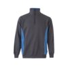 36044_227 VL SVAROG. Two-tone terry sweatshirt (260g/m²), in polyester (65%) and cotton (35%)