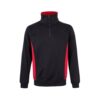 36044_233 VL SVAROG. Two-tone terry sweatshirt (260g/m²), in polyester (65%) and cotton (35%)