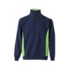 36044_234 VL SVAROG. Two-tone terry sweatshirt (260g/m²), in polyester (65%) and cotton (35%)