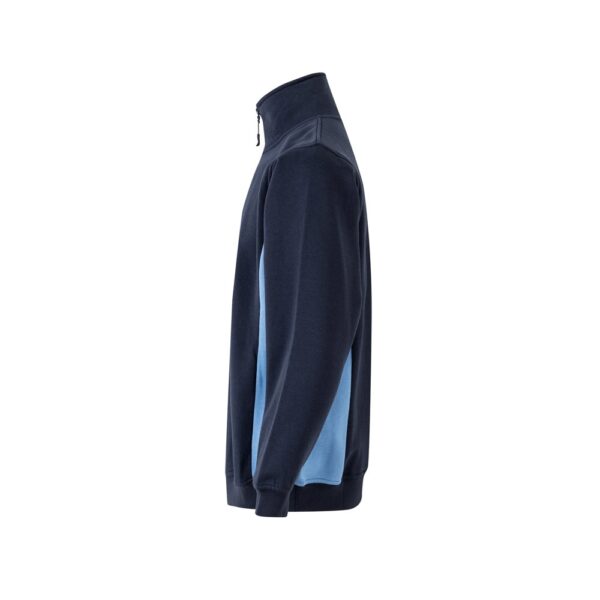 VL SVAROG. Two-tone terry sweatshirt (260g/m²), in polyester (65%) and cotton (35%)