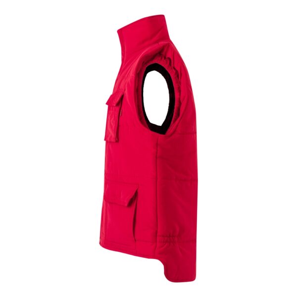 36047_105-c VL MEFITIS. Multi-pocket padded vest (220g/m²), in polyester (100%)