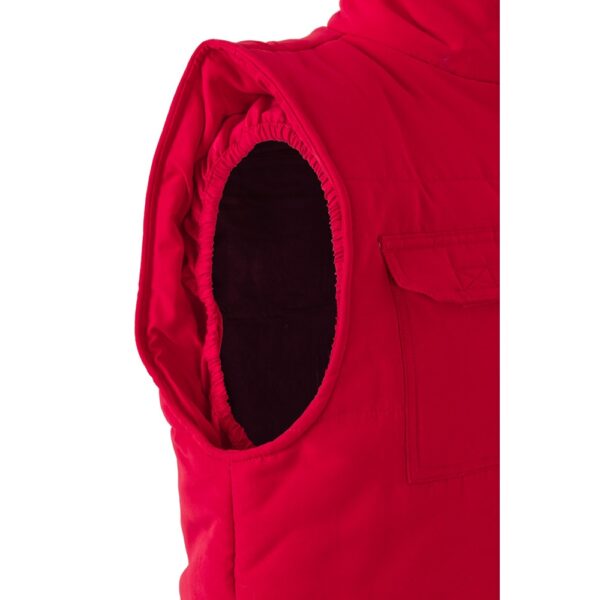 36047_105-e VL MEFITIS. Multi-pocket padded vest (220g/m²), in polyester (100%)