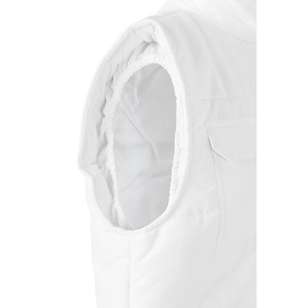 36047_106-e VL MEFITIS. Multi-pocket padded vest (220g/m²), in polyester (100%)