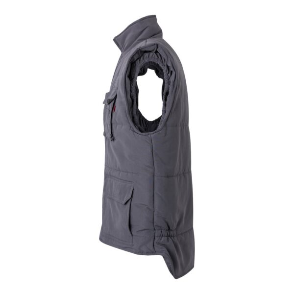 36047_113-c VL MEFITIS. Multi-pocket padded vest (220g/m²), in polyester (100%)