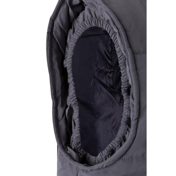 36047_113-e VL MEFITIS. Multi-pocket padded vest (220g/m²), in polyester (100%)