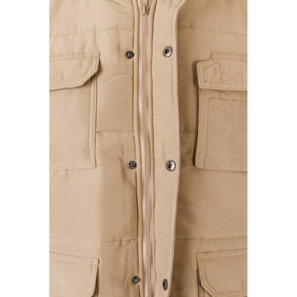 36047_150-d VL MEFITIS. Multi-pocket padded vest (220g/m²), in polyester (100%)