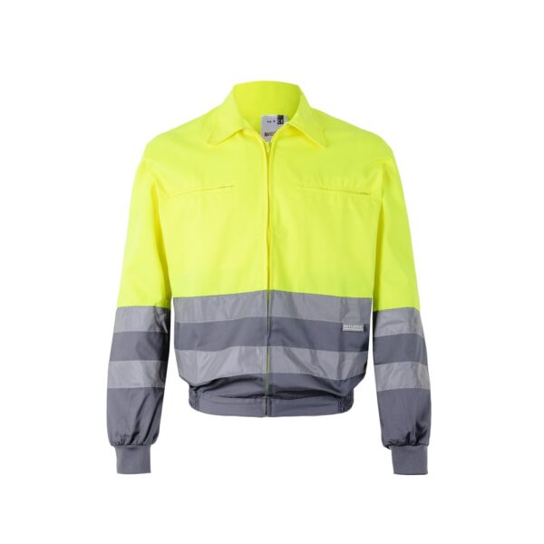 VL NEPTUNE. Two-tone twill jacket (210g/m²) in polyester (80%) and cotton (20%)