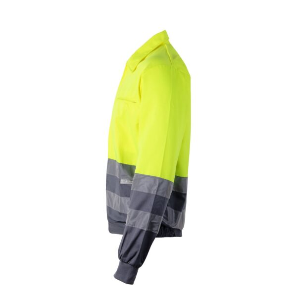 VL NEPTUNE. Two-tone twill jacket (210g/m²) in polyester (80%) and cotton (20%)