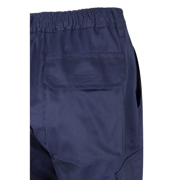 VL ATHENA. Two-tone twill trousers (210g/m²), lined, multi-pocket, in cotton (20%) and polyester (80%)