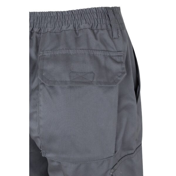VL ATHENA. Two-tone twill trousers (210g/m²), lined, multi-pocket, in cotton (20%) and polyester (80%)