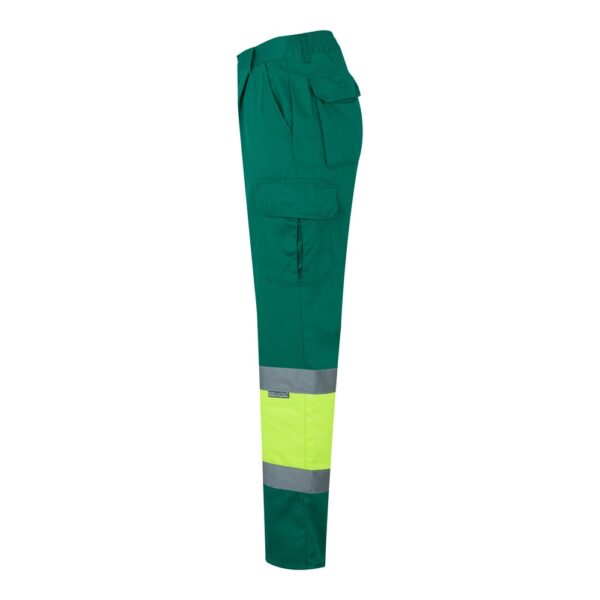 VL POSEIDON. Two-tone multi-pocket twill trousers (210g/m²), in cotton (20%) and polyester (80%)